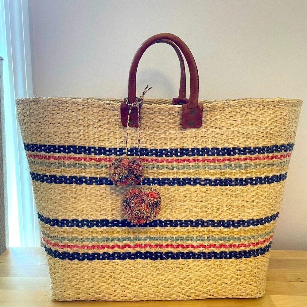 Mar Y Sol Popular Caracas Woven Tote